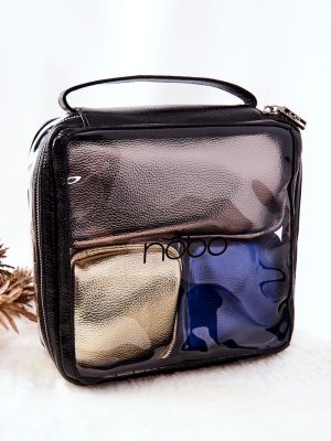 Prozorna kozmetična torbica Kesi siva