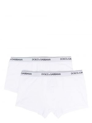 Pamut boxeralsó Dolce & Gabbana fehér