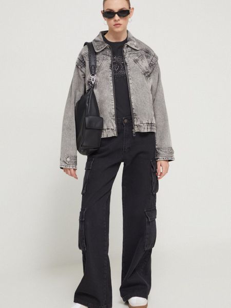 Traper jakna oversized Desigual siva