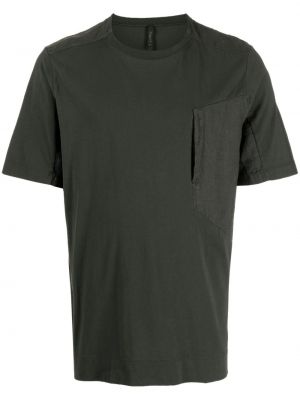 Medvilninis marškinėliai su kišenėmis Transit pilka