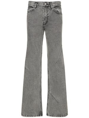 Straight fit džíny s nízkým pasem Gauchere šedé