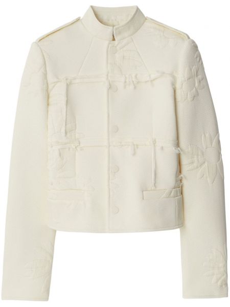 Svilena jakna Burberry bijela