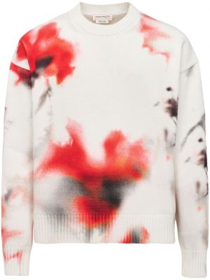 Abstrakter sweatshirt mit print Alexander Mcqueen grau