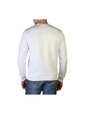 Bluza w jednolitym kolorze z długim rękawem Calvin Klein biała