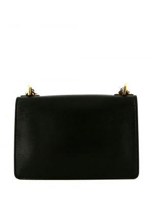 Kožená kabelka Christian Dior černá