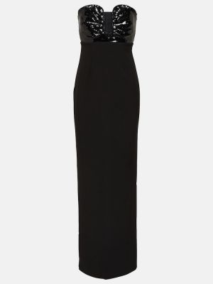 Μάξι φόρεμα Roland Mouret μαύρο
