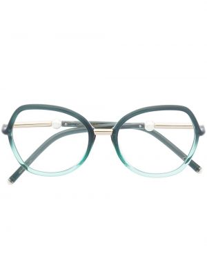 Oversized γυαλιά Carolina Herrera πράσινο
