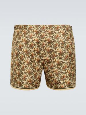 Pantalones cortos con estampado Orlebar Brown marrón