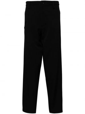 Μάλλινο παντελόνι Yohji Yamamoto μαύρο