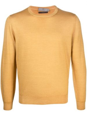 Maglione in maglia Canali giallo