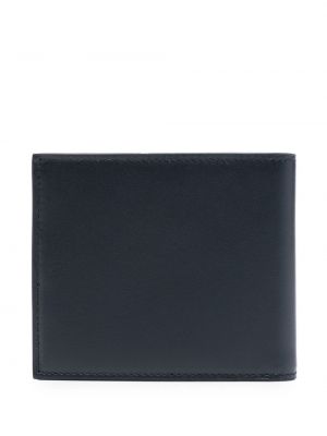 Kožená peněženka Dolce & Gabbana modrá