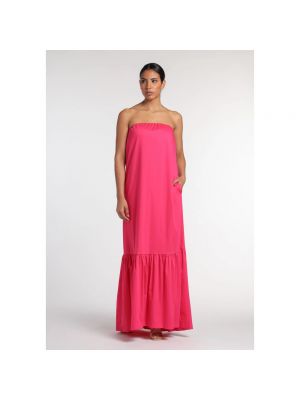 Vestido largo Semicouture rosa