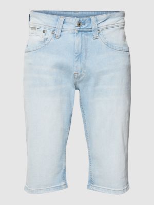 Szorty jeansowe z kieszeniami Pepe Jeans niebieskie