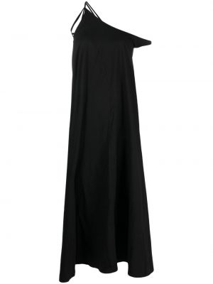 Robe mi-longue asymétrique Ottolinger noir