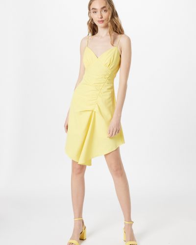 Κοκτέιλ φόρεμα Jarlo κίτρινο