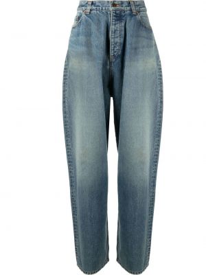 Voľné džínsy Balenciaga modrá