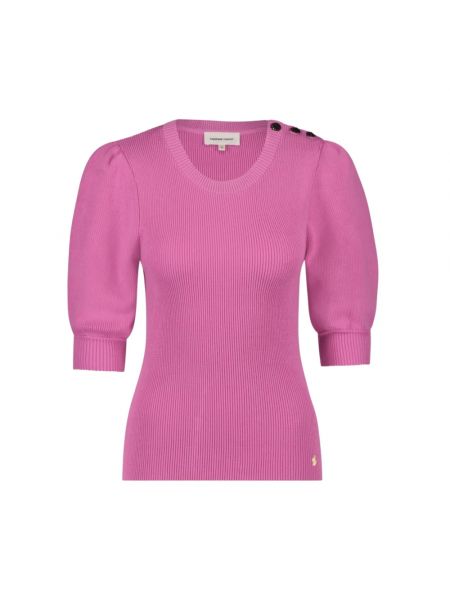 Pullover mit ballonärmeln Fabienne Chapot pink
