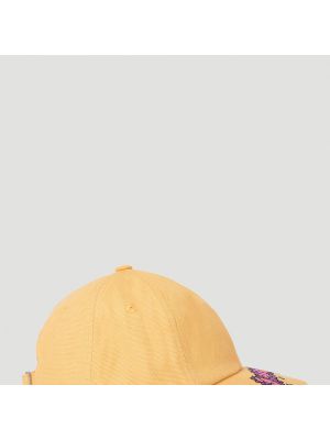 Gorra de algodón Jacquemus amarillo