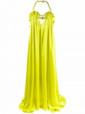 Копринена вечерна рокля Az Factory жълто