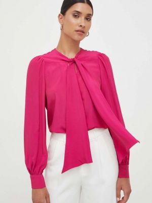 Копринена риза Pinko розово