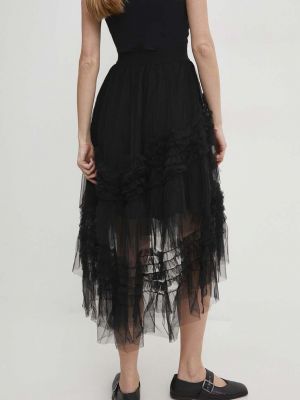 Midi sukně Answear Lab černé