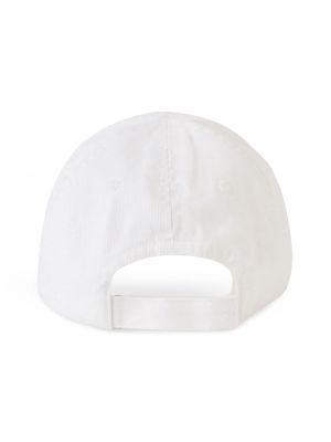Gorra con bordado Balenciaga blanco