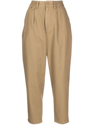 Pantaloni plissettati Chocoolate marrone