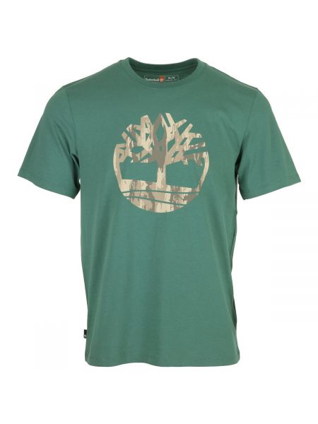 Tričko s krátkými rukávy Timberland zelené