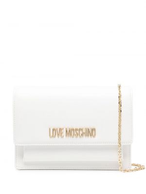 Kuvertväska Love Moschino vit