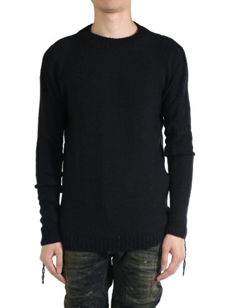 Merino uld lang sweater Boris Bidjan Saberi sort