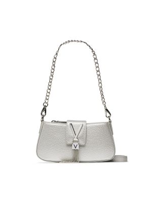 Pisemska torbica Valentino srebrna