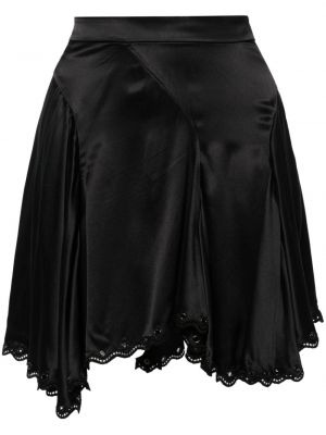 Μεταξωτή φούστα Isabel Marant μαύρο