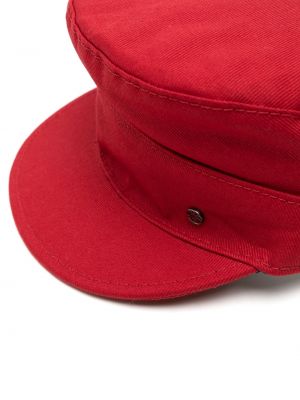 Bavlněný baret bez podpatku Maison Michel červený