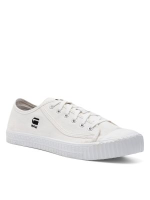 Sneakers με μοτίβο αστέρια G-star Raw λευκό