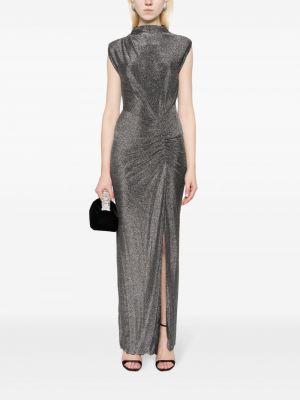 Večerní šaty Dvf Diane Von Furstenberg stříbrné