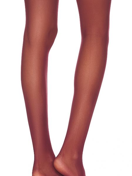 Collant Wolford bordeaux
