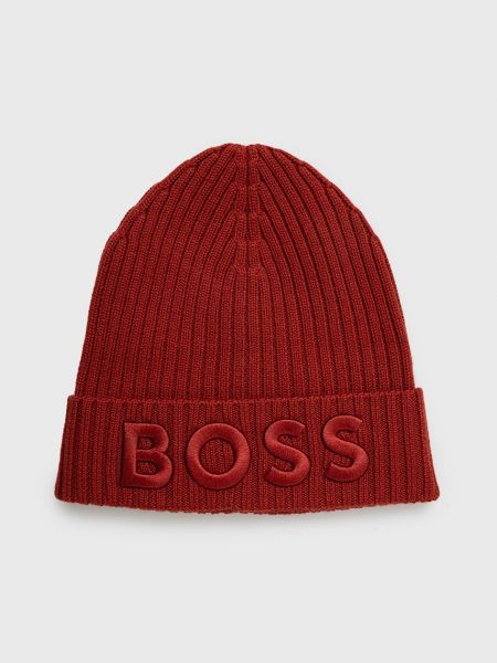 Вълнена шапка Boss червено