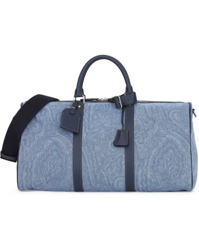 Памучни чанта с принт с пейсли десен Etro