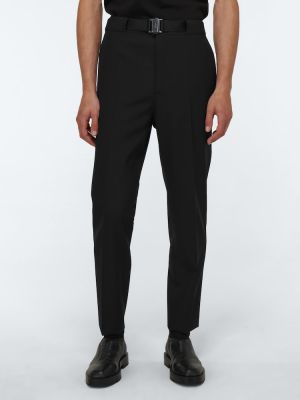 Ľanové nohavice Givenchy čierna