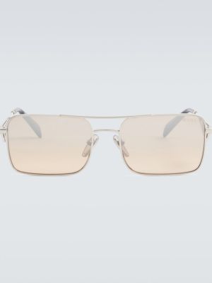 Слънчеви очила Prada сребристо