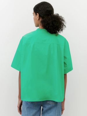 Зелена джинсова сорочка з коротким рукавом Marc O'polo Denim