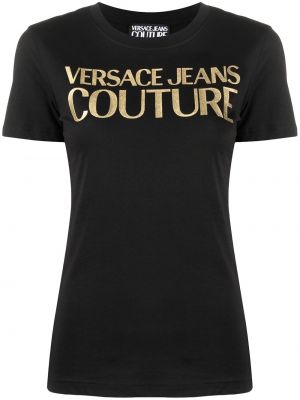 T-shirt Versace Jeans Couture svart