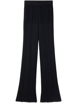 Pantalon droit plissé Stella Mccartney noir