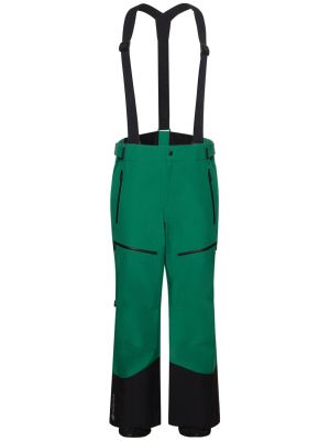 Sportovní kalhoty z nylonu Moncler Grenoble zelené