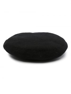 Vlnená baretka z merina Helen Kaminski čierna
