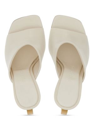 Sandale din piele Ferragamo alb