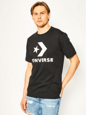 T-shirt Converse schwarz
