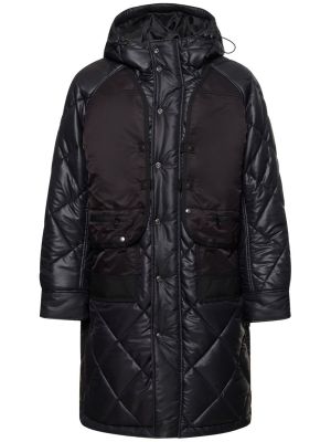 Палто с качулка Junya Watanabe черно