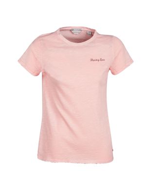 Tričko s krátkými rukávy Maison Scotch růžové