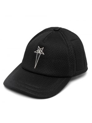 Haftowana czapka z daszkiem Rick Owens X Champion czarna
